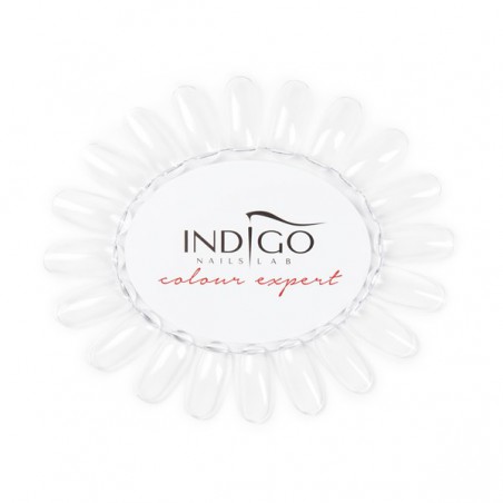 Color Chart Display Oval transparent Indigo Colour Expert (White)