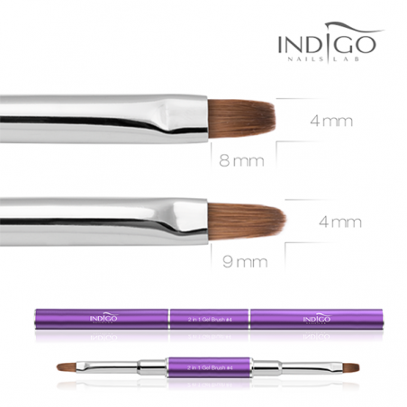 Pincel Indigo p/a Gel 2 em 1 Nº 4