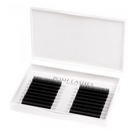 Glammy Mess®, Black, C, 0.07, 8, 10, 12 mm