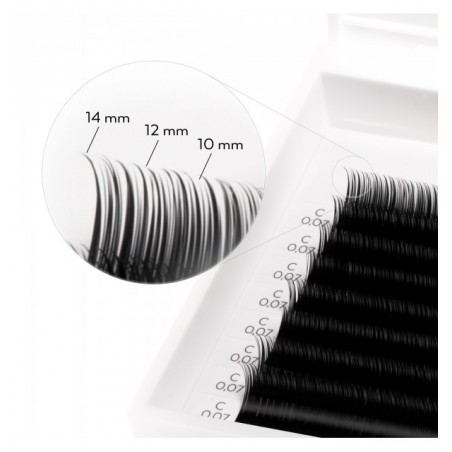 Glammy Mess®, Black, C, 0.07, 10, 12, 14 mm