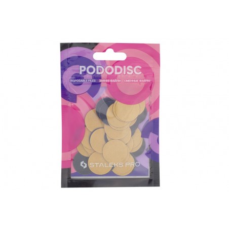 Refil Lima Descartável para disco de pedicure PODODISC Staleks Pro – 25mm – L – grão 180 (50 un.)