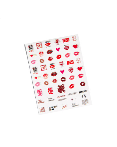 Nail stickers Love 03