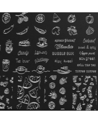 Foodie 1 stamping plate