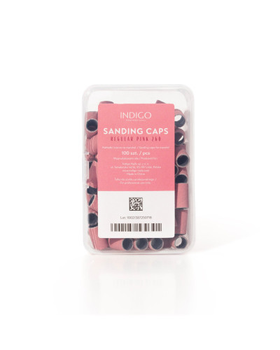 Rolo de lixa descartável grão 260 (Regular, rosa) 100 pcs