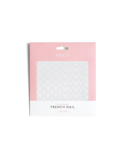French Nail Stickers - Silver