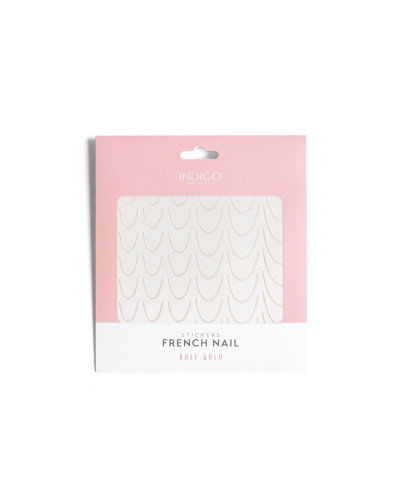 French Nail Stickers - Rose Gold