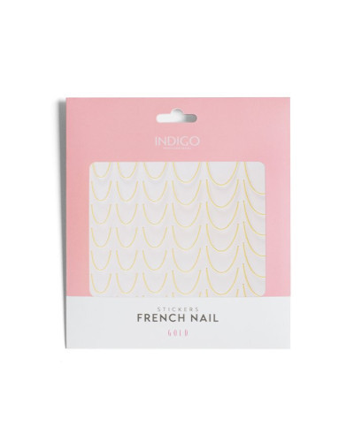 French Nail Stickers - Gold