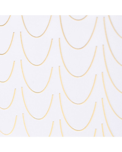 French Nail Stickers - Gold