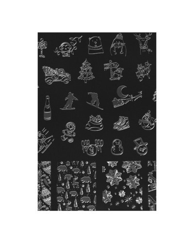 Winter 2 stamping plate