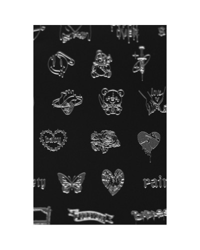 Love 2 stamping plate – large-sized stamping plate, 70 patterns