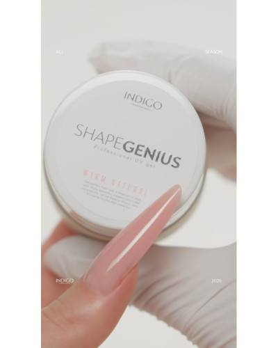 Shape Genius Warm Natural 15 g – Gel de Construção