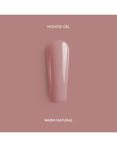 Warm Natural Mousse Gel – Gel Jelly Autonivelante - 50g