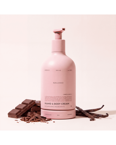 Rum & Choco Indigo Nails – Creme Hidratante para Mãos e Corpo 370 ml
