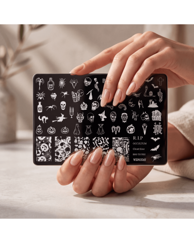 Placa de Stamping Halloween 2