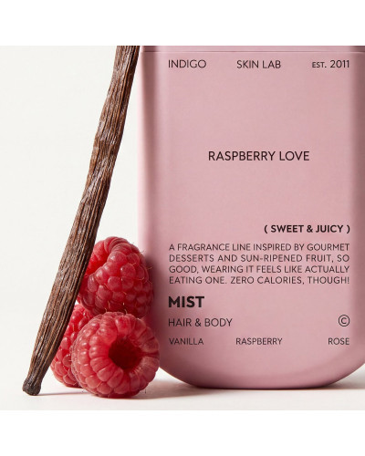 Raspberry Love – bruma perfumada para corpo e cabelo 30 ml