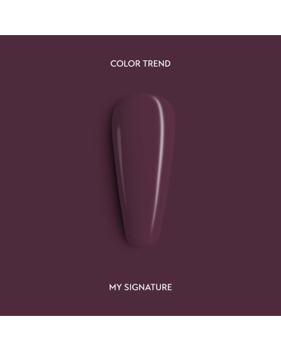 My Signature – Verniz Gel malva escuro 7 ml