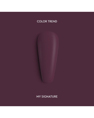 My Signature – Verniz Gel malva escuro 7 ml
