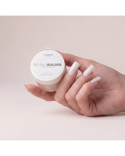 The Milky No File Builder 50 g – Gel de Construção Leitoso Sem Limagem Indigo Nails