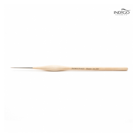 Pincel Indigo Master Nail Art 001 (pega de madeira)