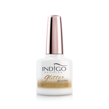 Light Gold Glitter Verniz Gel 7ml